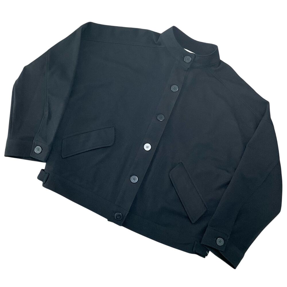 Max & Studio London Black Button-Up Jacket Size XL